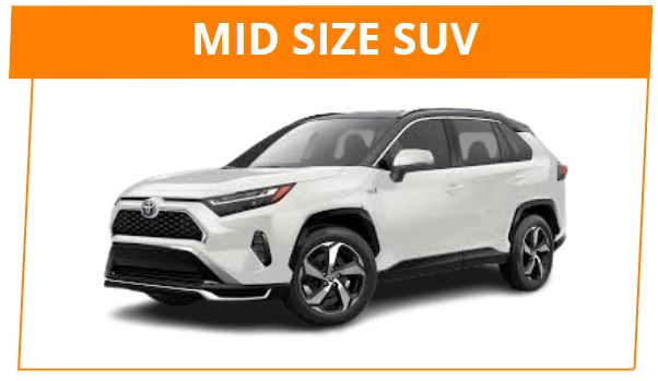 RAV 4 Mid size SUV